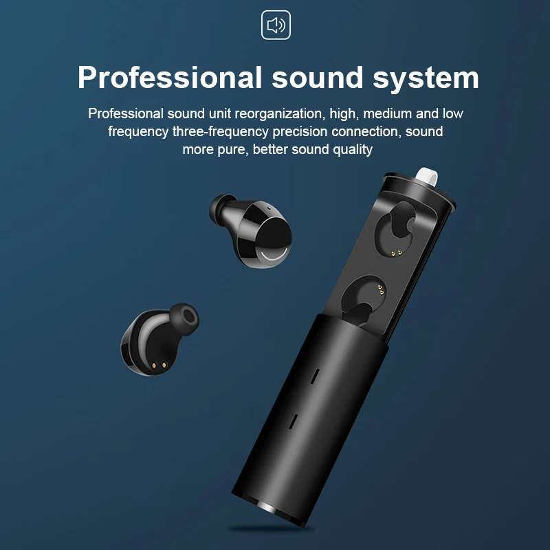 Nasin TWS29 IPX5 Водонепроницаемый Bluetooth 5,0 настоящая беспроводная гарнитура Мини сенсорные стерео наушники с зарядным устройством для Xiaomi