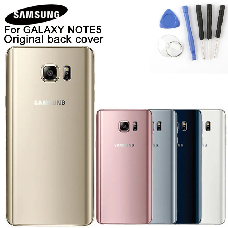 Задняя крышка для Samsung Galaxy Note 5 телефон задняя стекло N9208 N9200 N920t N920c Note5|Бамперы| |