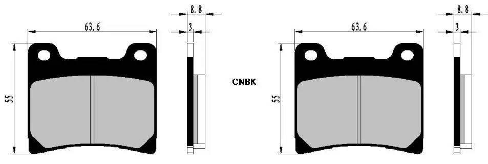Тормозные колодки для YAMAHA V-MAX1200 VMAX1200 V-MAX 1200 1985 1986 1987 1988 1989 1990 1991/RD500 RZV500 RZV RD 1992 500 и