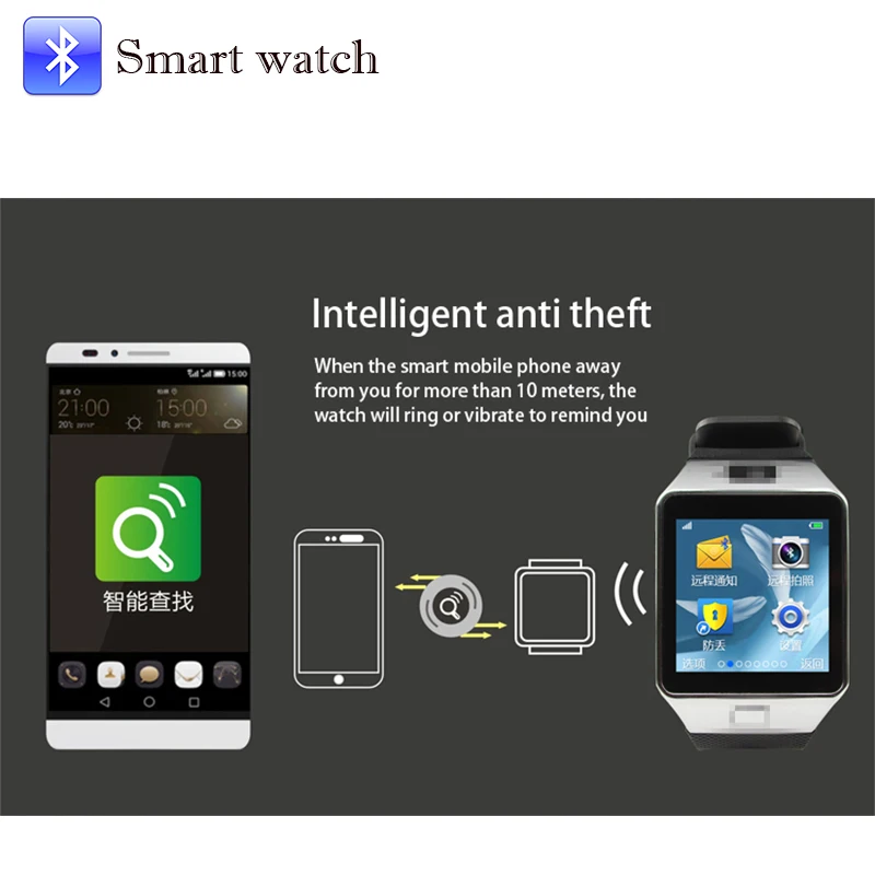 Синий чем Горячая Смарт часы DZ09 SIM/TF для Android Камеры iOS Bluetooth наручные SmartWatch телефон