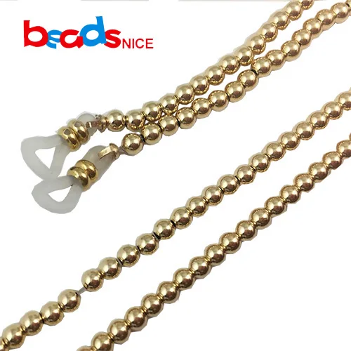 Beadsnice ID39912smt2 Gold Filled Glasses Chain Acrylic Reading Glass Rope Hanging Neck Chains Sunglasses Lanyards