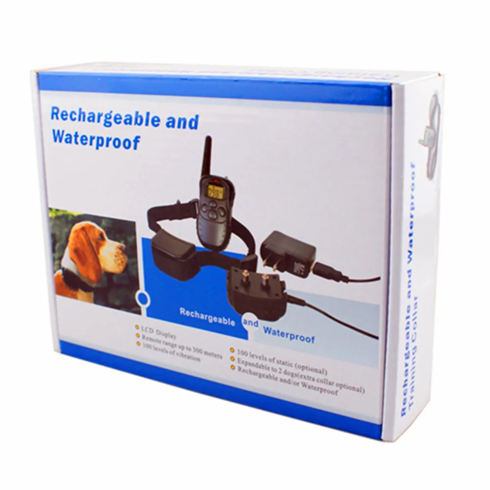 Водонепроницаемый ошейник для дрессировки собак ударопрочный против лая 998DR