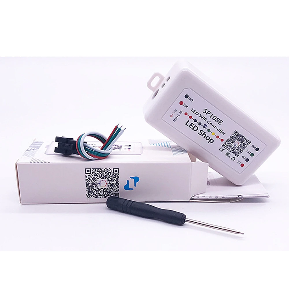 SP108E/107E/105E/110E SPI WIFI Bluetooth pixel IC музыкальный контроллер с помощью приложения для