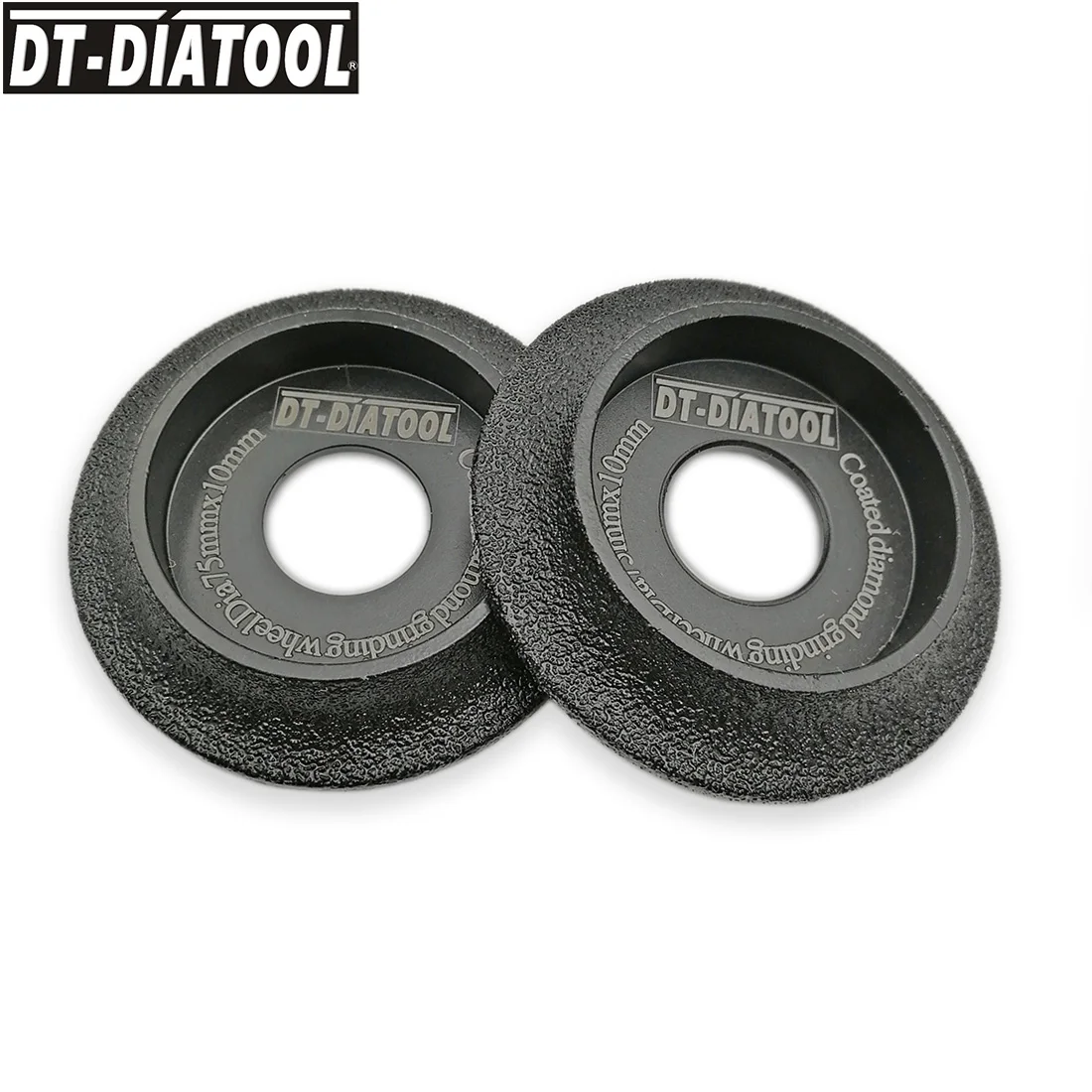 DT DIATOOL 2шт 75 мм/3 &quotвакуумная пайка алмазный шлифовальный круг Demi bullnose Edge Профиль