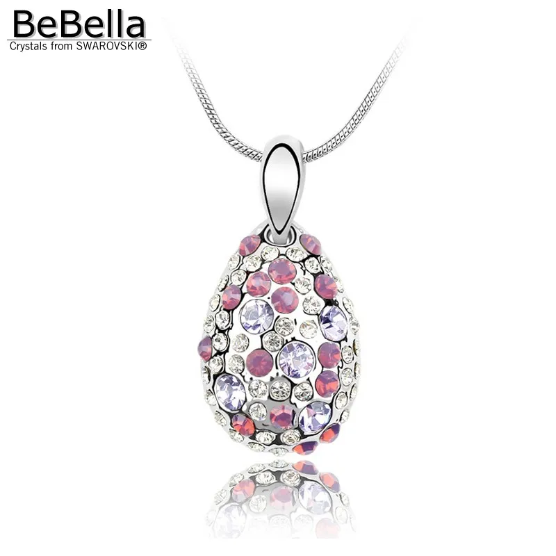 BeBella опаловое ожерелье с подвеской из кристаллов Сваровски модные ювелирные