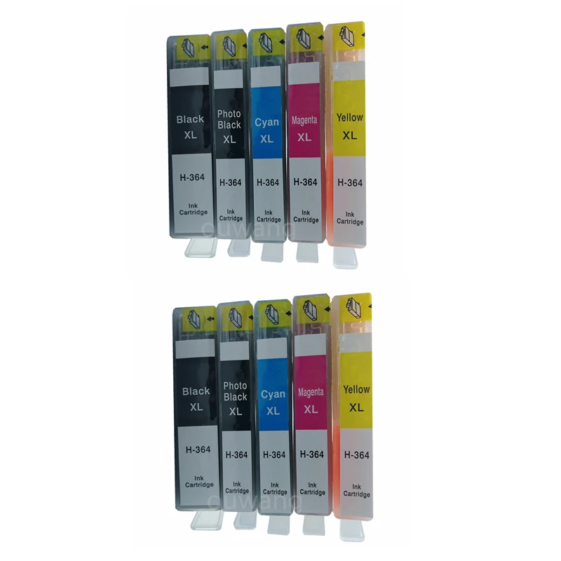 2 комплекта совместимый чернильный картридж для 364 XL BK C 364XL Photosmart