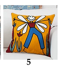 5 ESSIE HOME полная вышивка цепочка Вышивка 1" высокого класса Пикассо абстрактные картины наволочка красный синий Пледы Вышивка таблетки - Цвет: 5