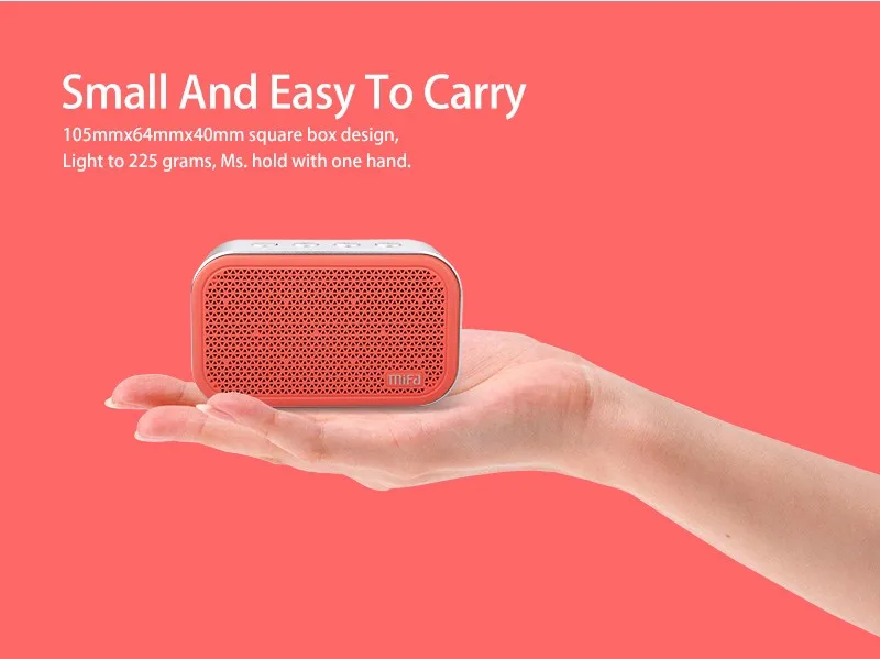 MIFA M1 портативный Bluetooth динамик и встроенный Микрофон Стерео рок звук на открытом воздухе беспроводной Bluetooth динамик Поддержка TF карты