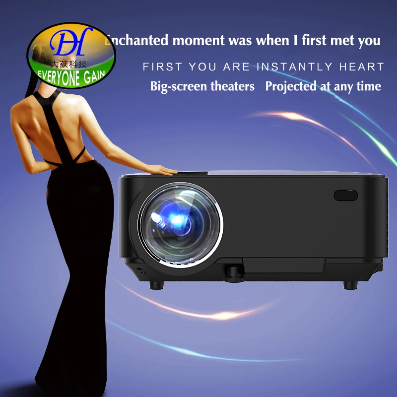 Everyone Gain 2000 люмен проектор Android 4 HD LED Wifi умный домашний кинотеатр LCD видео ТВ mini290A