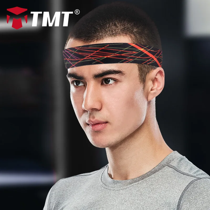 TMT спортивная повязка для головы мужчин и женщин головной пот полоса бег езда на