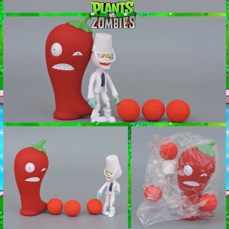 PVZ Растения против Зомби Peashooter ПВХ фигурка модель игрушки подарки игрушки для детей высококачественные игрушки куклы в OPP пакете
