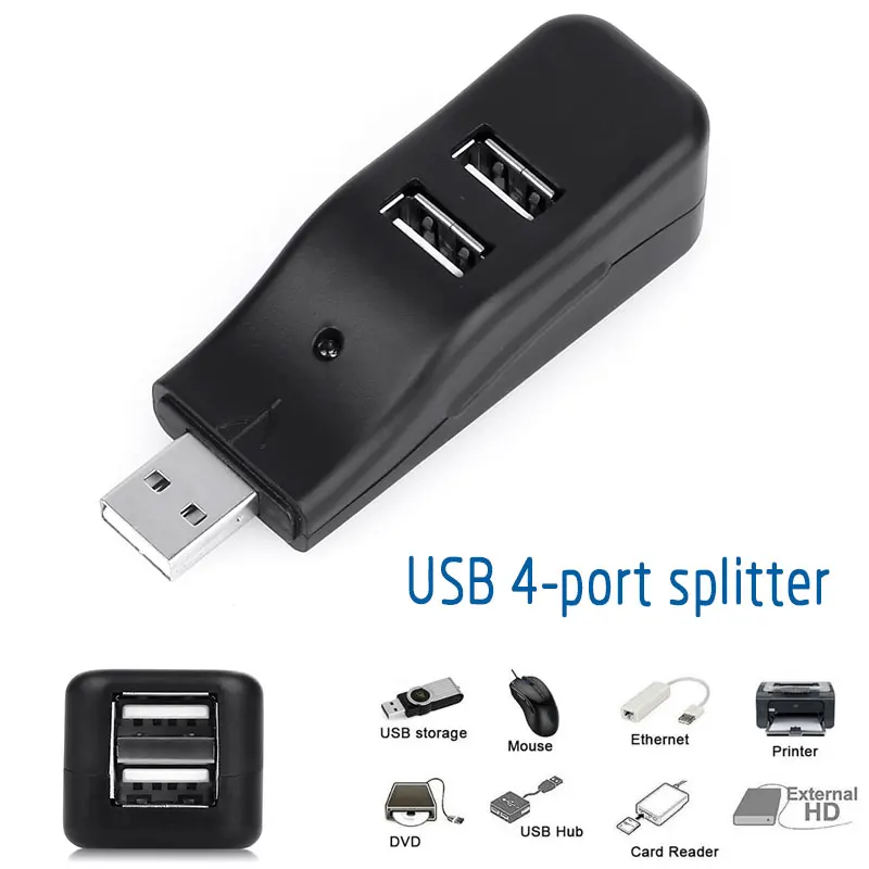 Универсальный конвертер ПК USB 2 0 концентратор компьютеры Прочный адаптер Jack |