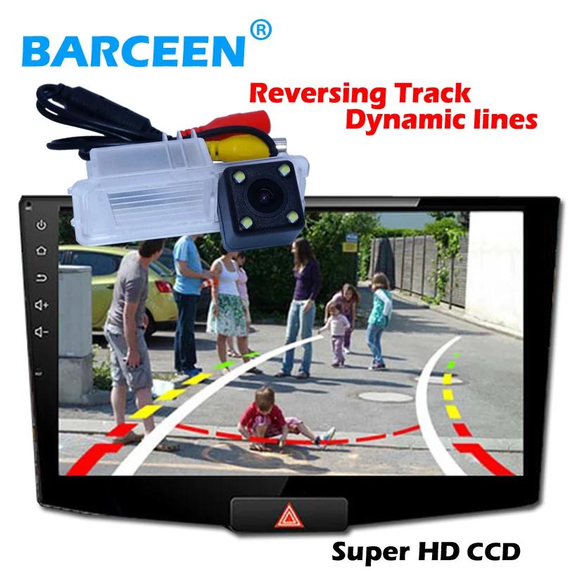 Противоударная камера ночного видения с 4 светодиодными лампами автомобильная