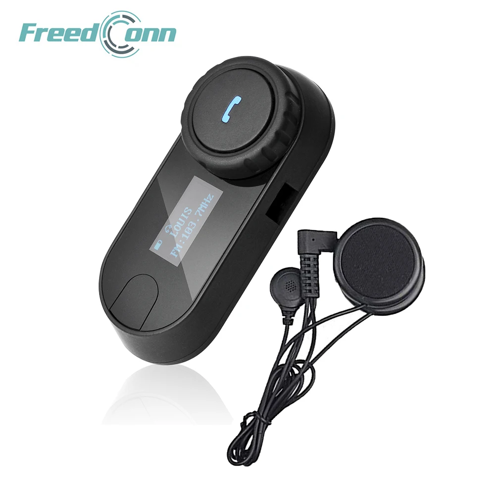 QPLOVE FreedConn TCOM-SC гарнитура с ЖК-экраном и FM мягкий наушник микрофон Bluetooth мотоциклетный шлем домофон