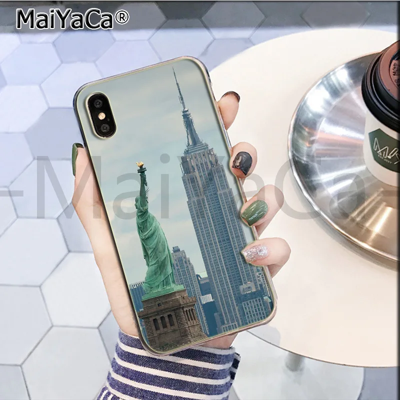 Чехол для телефона Maiyaca New York Empire State Building iphone SE 2020 11 pro X XS MAX 66S 7 7plus 8 8Plus 5S XR|Бамперы| |