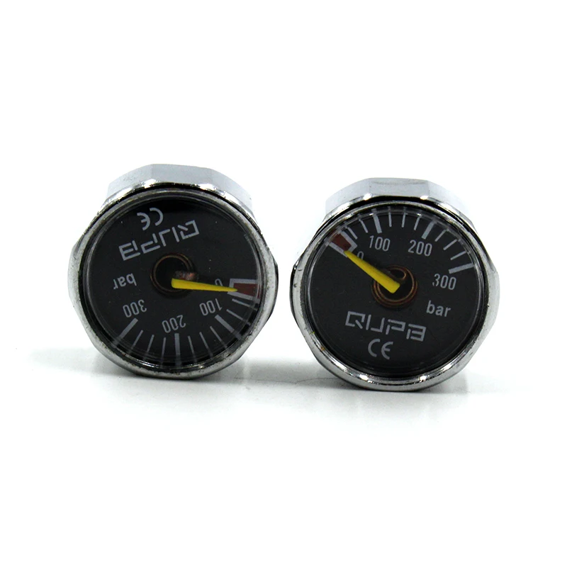 QUPB 1 дюймовый мини манометр 300 бар черный 1/8NPT CE сертифицированный GES007|300bar|gage |