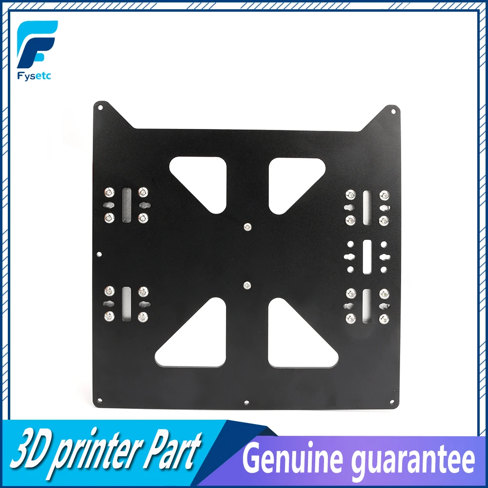 Алюминиевая Y карета анодированная пластина с SC8UU pgrade Prusa i3 V2 Горячая кровать опорная пластина для Prusa i3 RepRap DIY части 3d принтера