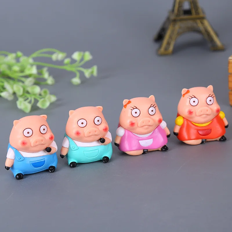 Миниатюрная фигурка &quotбольшие глаза&quot &quotПоросенок&quot 1 шт.|Игровые фигурки и