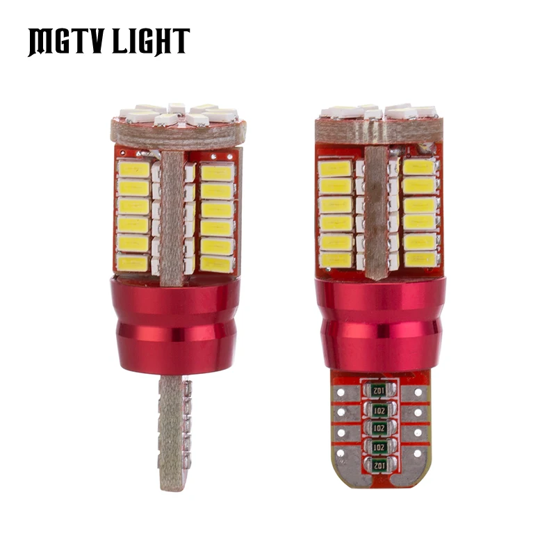 MGTV LIGHT 4 шт. T10 светодиодный стоп сигнал лампа для автомобильного номерного знака