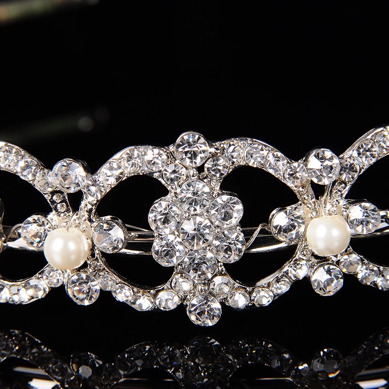 Женские тиары короны с искусственным жемчугом и кристаллами|jewelry box with key|jewelry travel