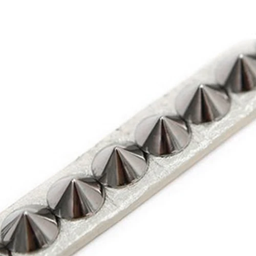 Браслет с заклепками в стиле панк готический рок искусственная кожа браслет