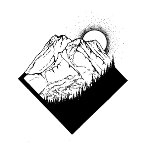 Водостойкие Временные татуировки от солнца, восходящего из долины, мужские ненастоящие Искусственные женские Временные татуировки, наклейки для детей