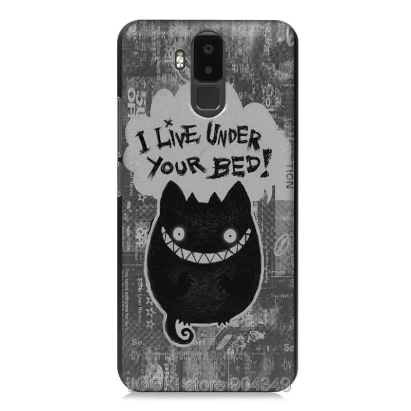 1 piece Case Чехол JOOKI с цветочным принтом Vernee X, жесткий пластиковый чехол s для Fundas Vernee X, чехлы для мобильных телефонов 6,", тонкая задняя крышка с принтом - Цвет: 1 piece Case