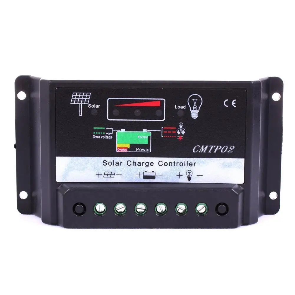 5A MPPT 12V/24V Solar Panel Charge Controller Battery Regulator Safe Protection Auto Switch + Z Shape Brackets Mount A609 | Обустройство