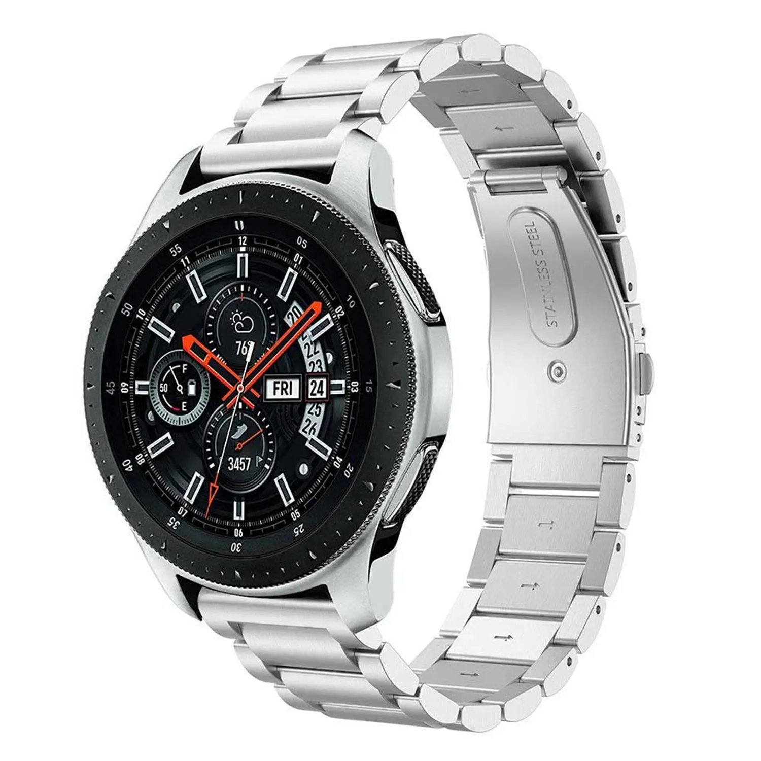 Ремешок сменный из нержавеющей стали для Samsung Galaxy Watch 46 мм | Наручные часы