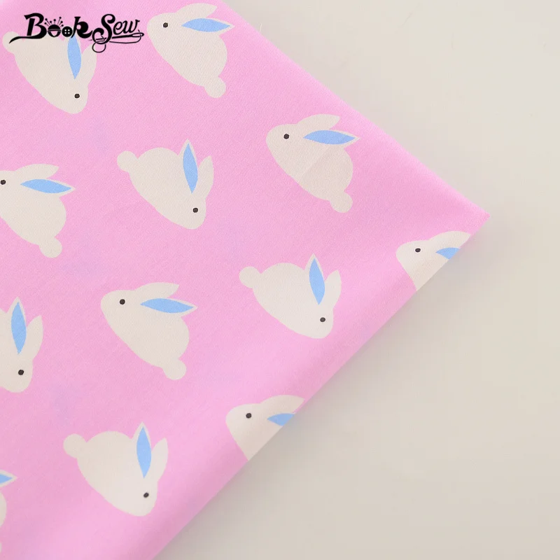 Booksew Высококачественная розовая цветная домашняя текстиль швейная ткань Tela для