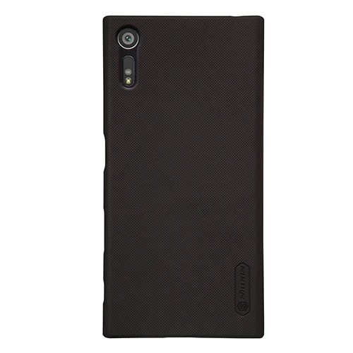 Nillkin Матовый Жесткий ПК противоударный чехол для sony Xperia XZ XZS защитный чехол s - Цвет: Brown