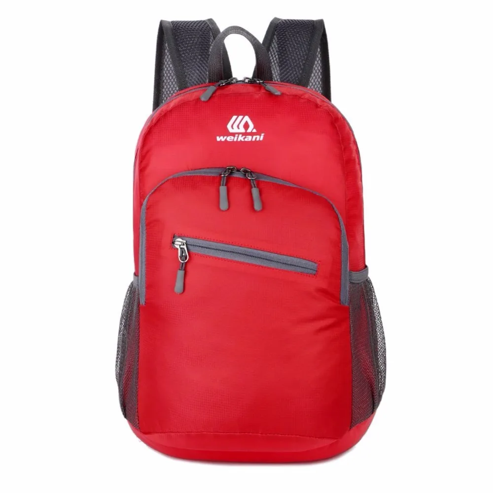 Уличный тактический рюкзак складной Сверхлегкий Водонепроницаемый спортивный