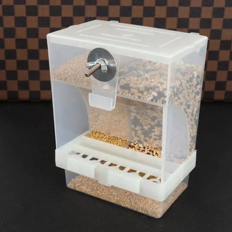 Automatic Birds Feeder Drinker Poultry Waterer Drinking Feeding Containers Fodder Storage Water Cup Box For Pets | Дом и сад