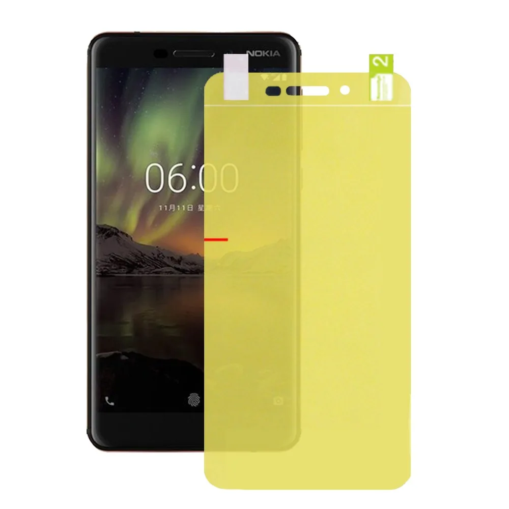 3D полное покрытие мягкий передний экран протектор для Nokia X6 X7 X5 8 Sirocco гидрогель