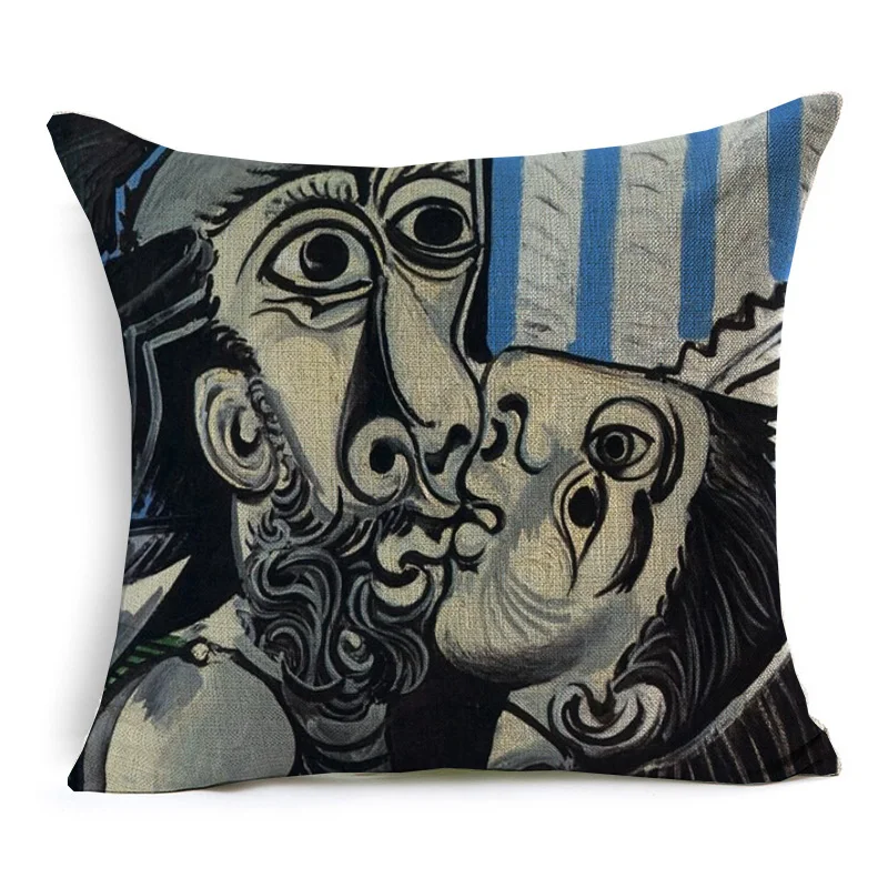 Красивая девушка чехол для подушки наволочка с рисунком маслом Пикассо хорошее