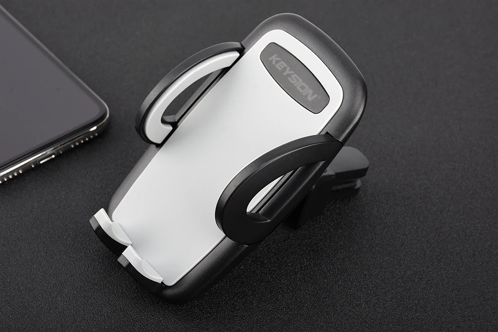 Автомобильный держатель для телефона KEYSION с одним кликом, Универсальное крепление на вентиляционное отверстие, автомобильные держатели, вращение на 360 градусов, подставка на лобовое стекло автомобиля