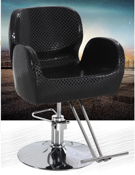 

High-grade hair salons. Hairdresser. Barber chair. Salons haircut stool.