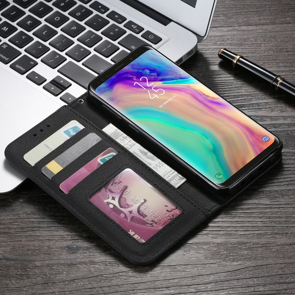 LLZ. COQUE Флип Бумажник чехол для телефона для samsung Galaxy S9 Plus S10 Note 8 9 винтажный кожаный противоударный чехол для samsung S8 S7 Edge