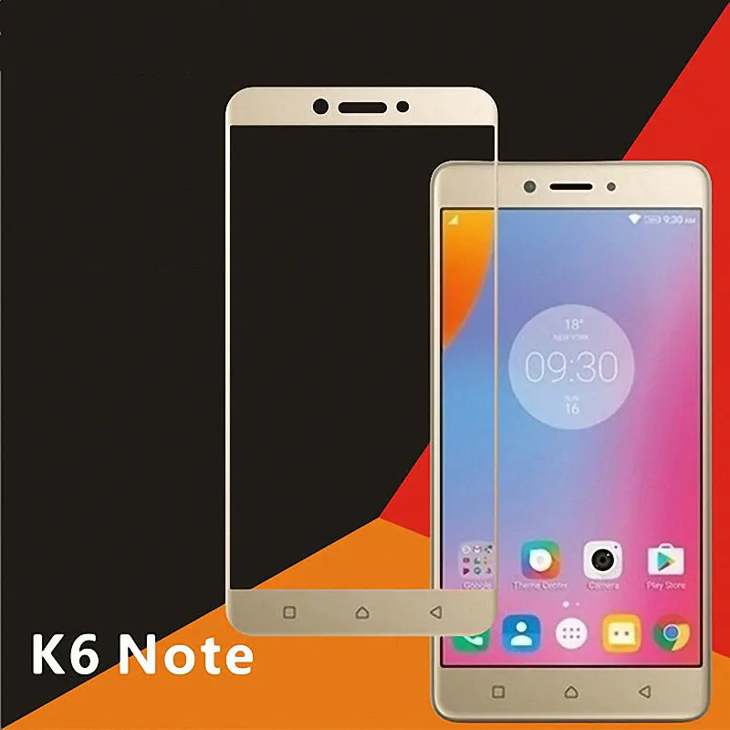Для Lenovo K6 Note Vibe K53a48 полное покрытие закаленное стекло Защита экрана для Plus