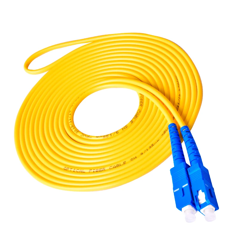 

100PCS/bag SC UPC 1M Simplex mode fiber optic patch cord SC UPC 2.0mm or 3.0mm FTTH fiber optic jumper cable