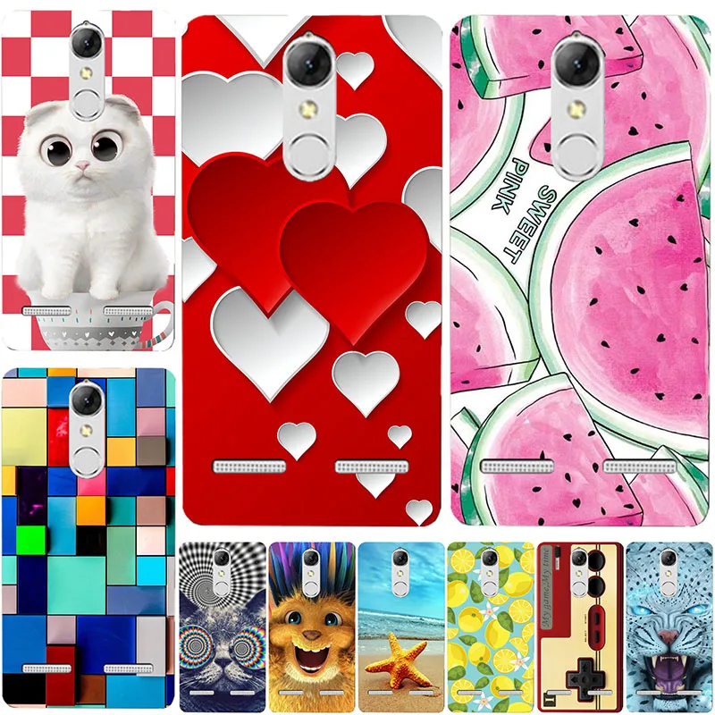 June New Cute Cat For Lenovo K6 K 6 5.0&quot K33a48 K33 a48 b36 K33b36 Phone case Plastic Back Cover Bags Case | Мобильные телефоны