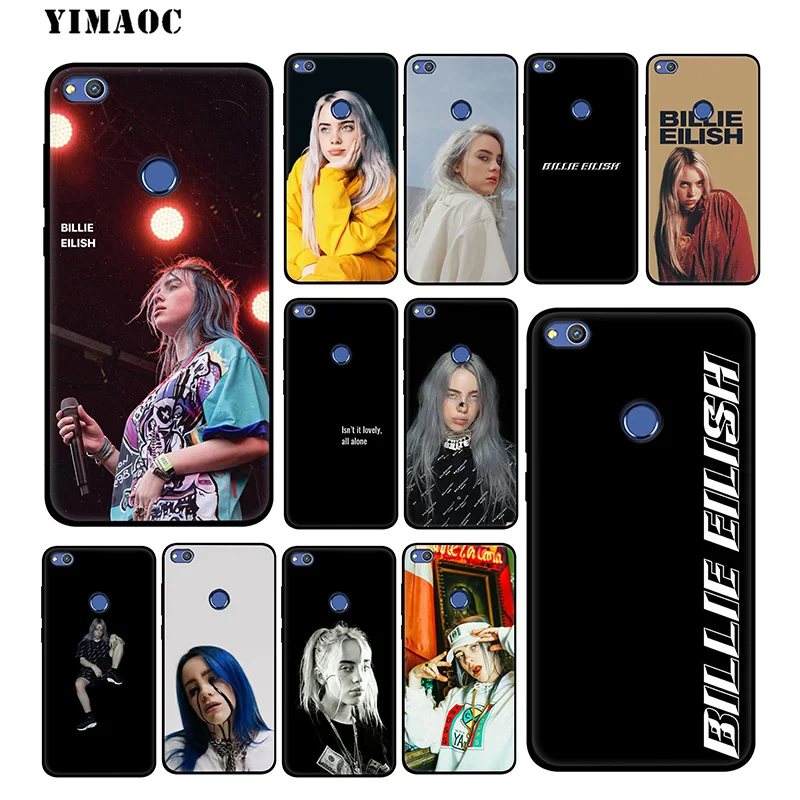 YIMAOC Billie Eilish Soft Case for Huawei Honor View 20 10 8X 8 8C 6A 7A 7X 7C Lite Pro Y9 Y7 Y6 Prime 2018 2017 |