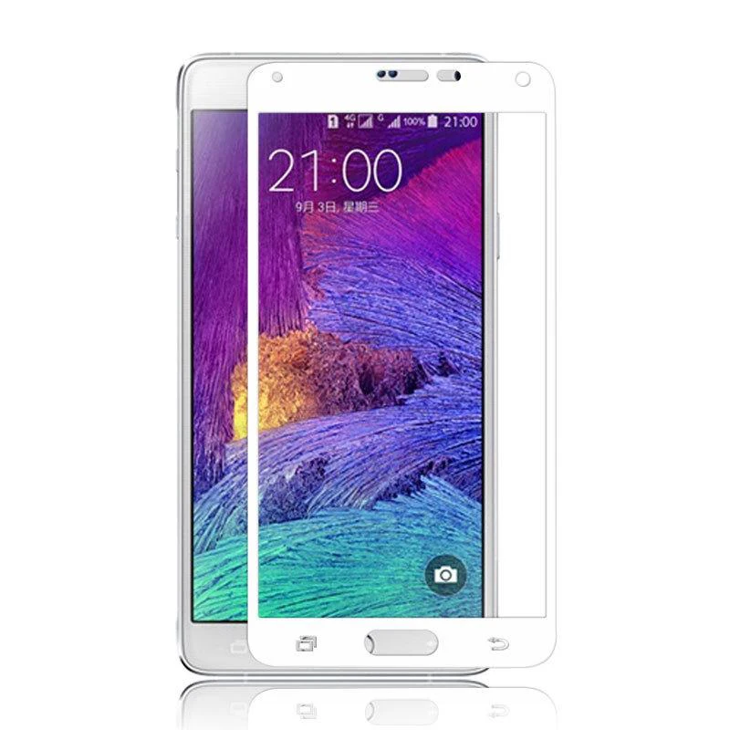 Цветное закаленное стекло для Samsung Galaxy Note 5 4 2 полное покрытие 9H Защита от взрыва