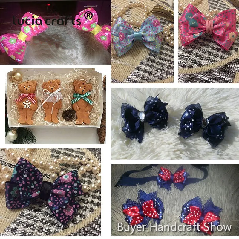 Продажа 6/8/12 ярдов мультяшная корсажная лента с рисунком атласные ленты DIY банты