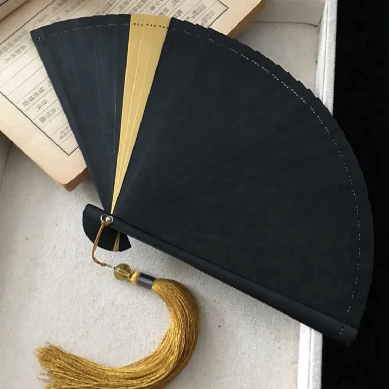 1 шт. Высокое качество класс Китайский стиль полный веер из шелка и бамбука