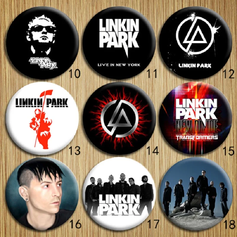 Американская рок группа Linkin Park сувенирная коллекция значки Честер Беннингтон