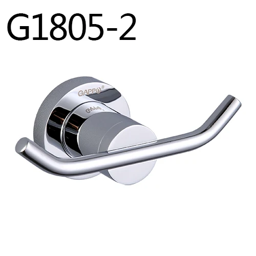 G1805-2 Gappo аксессуары для ванной комнаты держатель для полотенец держатель для бумаги двойной держатель для зубной щетки банное полотенце заднее полотенце кольцо наборы для ванной комнаты - Цвет: G1805-2