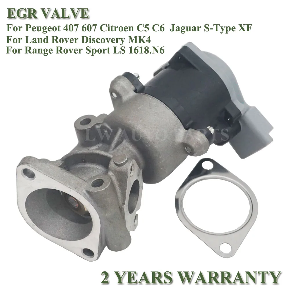 

Для Peugeot 407 2,7 HDI 2005-2015 передний левый клапан EGR LR018465 1618.N7 JDE3314 C2C40183 LR006995 1316149 1618QF 1618N7 1618.QF