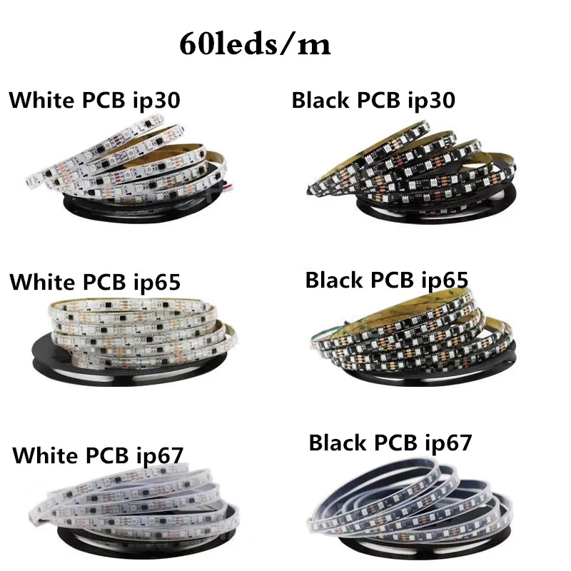 Адресуемая WS2811 Пиксельная полоса света индивидуально 2811 внешняя IC RGB DC 12V