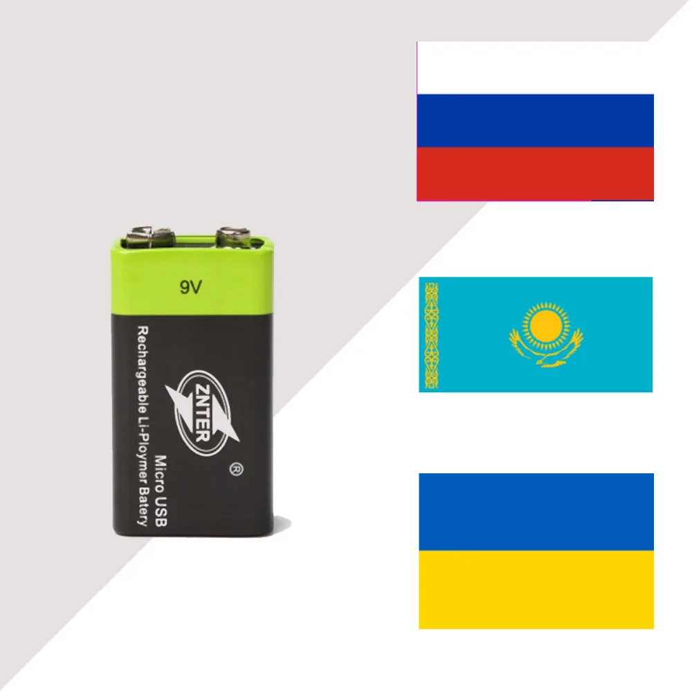 ZNTER USB аккумуляторная батарея 9 В Lipo S19 в 400 мАч аккумулятор с ру для микрофона и камеры RC аксессуары